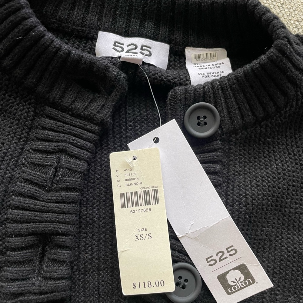 525 America Black Women's Shrug - Picture 3 of 5